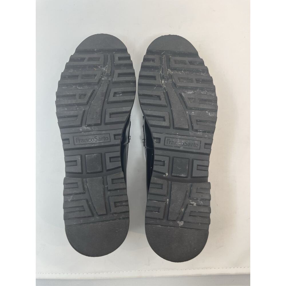 Franco Sarto Cassandra Penny Loafers with a Lug Sole Patent Leather Size 10M - Picture 9 of 9